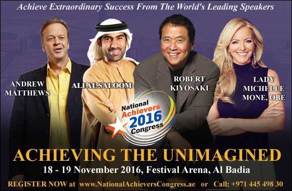 The National Achievers Congress Set to inspire the Middle East - Held for the first time in the region