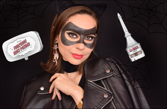 Halloween “Catwoman” mask using BROW products