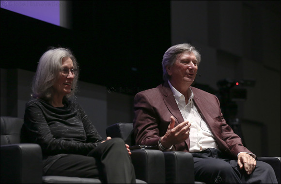 President of the Motion Pictures Academy John Bailey  and Film Editor Carol Littleton speak at NU-Q