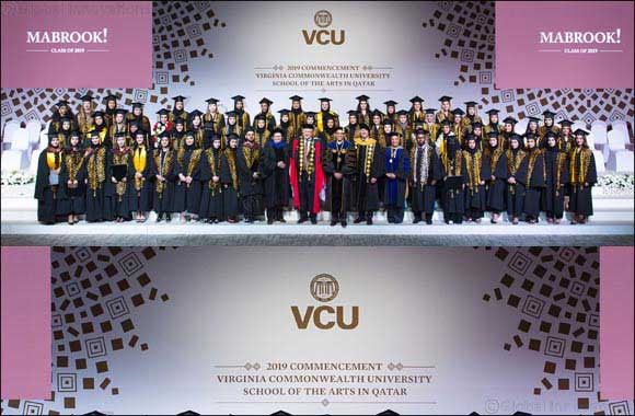 VCUarts Qatar's Graduates Step Into the Future at 2019 Commencement