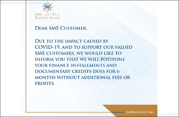 Barwa Bank Postpones  the SME Finance Installments and Documentary Credits Dues