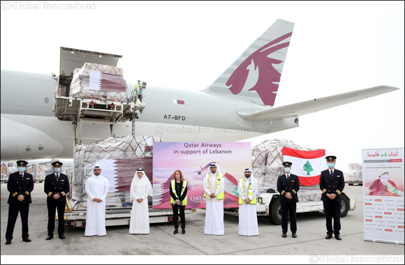 Qatar Airways Group Organises Efforts to Send Food and Other Essential Supplies from Doha to Beirut