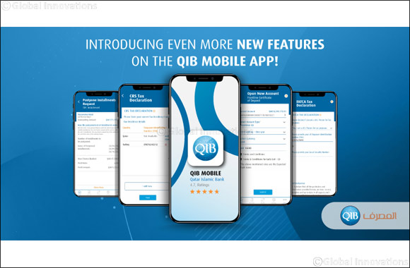 QIB Continues to Introduce New Features on its  Award-Winning Mobile App