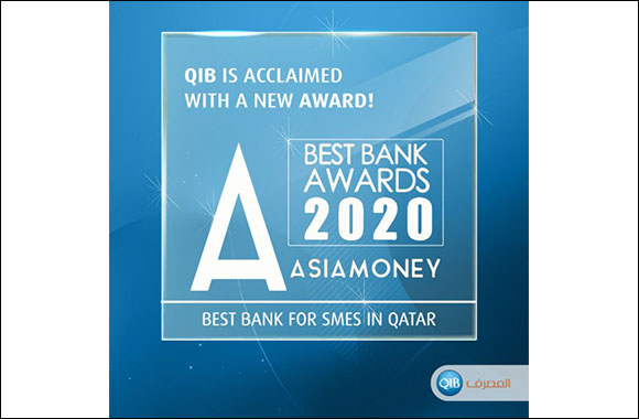 QIB Named Best Bank for SMEs in Qatar  at Asiamoney Best Bank Awards 2020