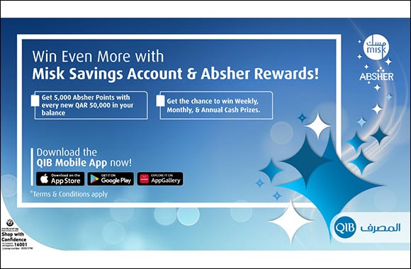 QIB Rewards New and Existing Misk Account Holders with  Bonus Absher Rewards Points
