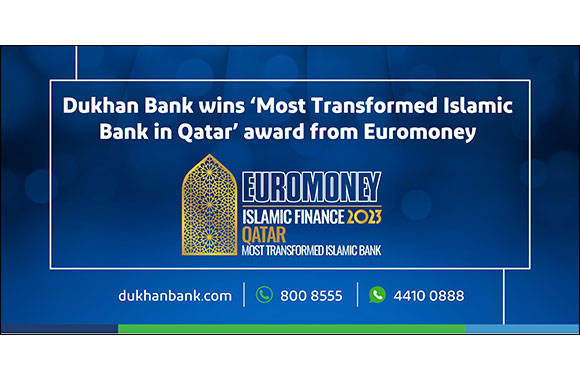 Dukhan Bank Wins ‘Most Transformed Islamic Bank in Qatar' Award from Euromoney