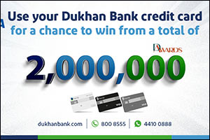 Dukhan Bank Announces the Grand Prize Winner of 1,000,000 DAwards of Credit Card Spend Campaign