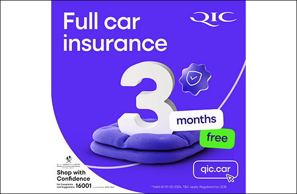 QIC Launches “3 Months Free Insurance” Promotion