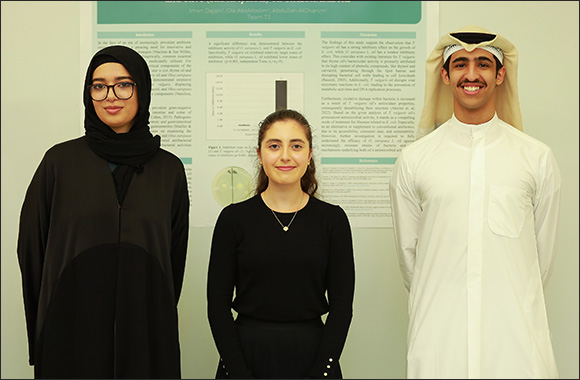 Pre-med 1 students present research posters at annual event