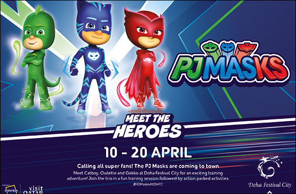 Calling all super fans! The PJ Masks are coming to town this Eid!  Join them at Doha Festival City in Qatar  from 10 to 20 April, 2024