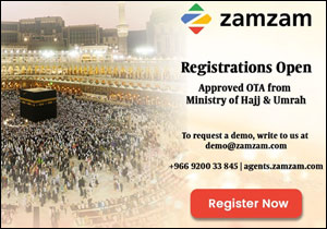 Zamzam.com OTA approved by Ministry of Hajj and Umrah Saudi Arabia