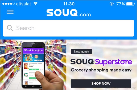 SOUQ.com leads the way for online grocery shopping in the Middle East by launching SOUQ Superstore'
