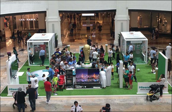 Official Sponsor of the 2018 FIFA World Cup Russia, Hisense, gets the game on the streets