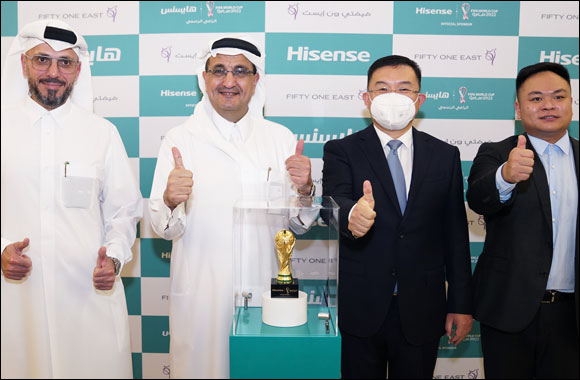 Hisense, The Official Sponsor of FIFA World Cup Qatar 2022, Opens Its First Brand Store in Qatar at Lagoona Mall