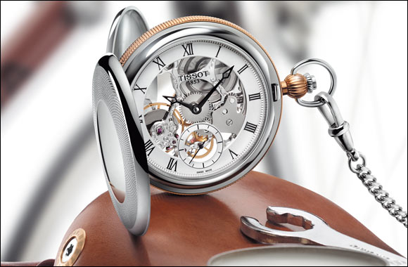 Tissot skeleton pocket watch clearance
