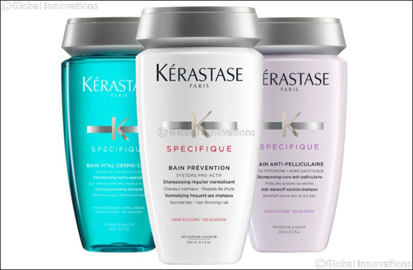Three essential steps to reverse the effects of �urban hair'. Introducing the brand new renovation, Sp�cifique from K�rastase.