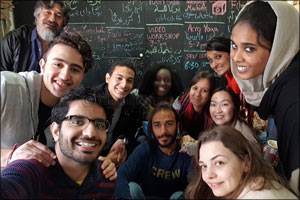 NU-Q Student Volunteers to Work with Refugees