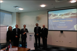 Al Khaliji CFO attends focus group meet to review Business Studies - Accounting program at CNA-Q