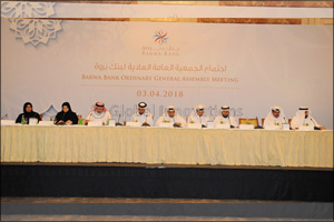 Barwa Bank's Agm Approves 14% Cash Dividend for Shareholders