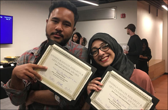 NU-Q Students Attend Research Expo on Home Campus