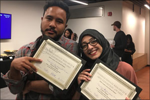 NU-Q Students Attend Research Expo on Home Campus