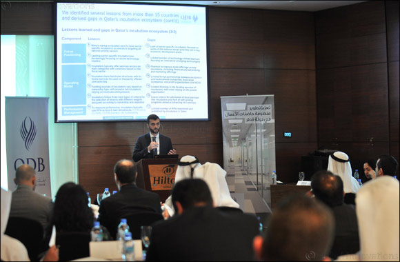 QDB organizes a workshop on national strategy for business incubators and business accelerators with the participation of 23 government and semi-governmental entities