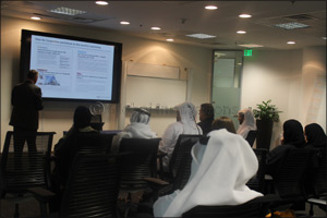 al Khaliji Bank organizes session on Corporate Banking for Northumbria University students