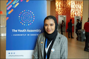 Education Above All (EAA) inspirational youth delegates gather for the 23rd Session of The Youth Assembly
