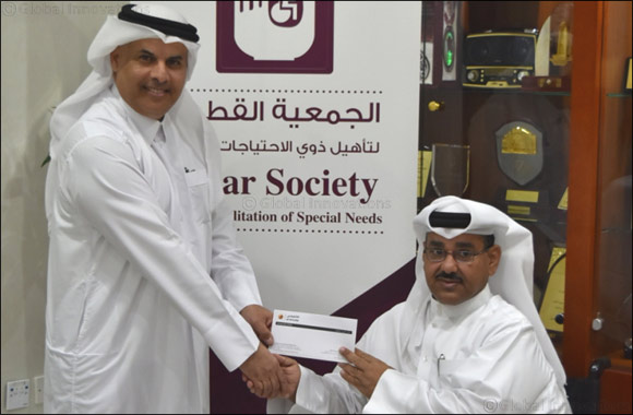al khaliji extends its financial support to the Qatar Society for Rehabilitation of Special Needs