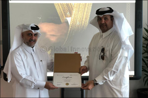 Qatar Finance and Business Academy Awards First Powerful Leader Certificate