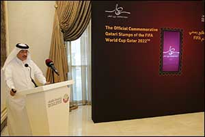 Qatar Post Launch the Official Commemorative Qatari Stamp of the FIFA World Cup Qatar 2022™