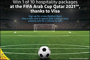 Dukhan Bank Names 10 Winners to Exclusive Hospitality Packages for FIFA Arab Cup Qatar 2021™