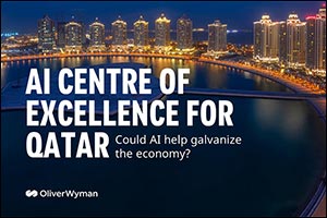 A new Artificial Intelligence Centre of Excellence will help transform Qatar's Economy Report from Oliver Wyman highlights the benefits AI brings to Qatar's Vision6