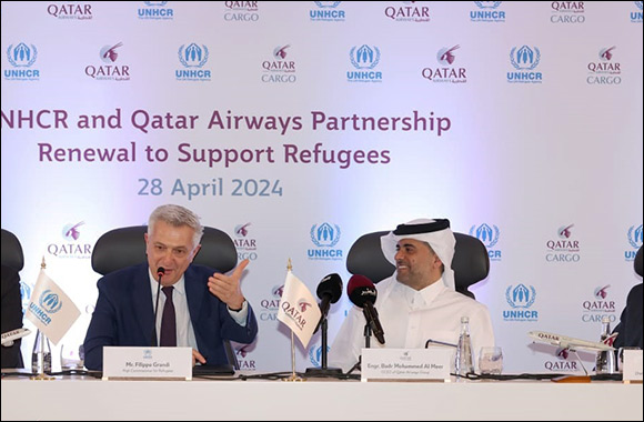 Qatar Airways Renews Partnership with UNHCR to Support Communities in Need