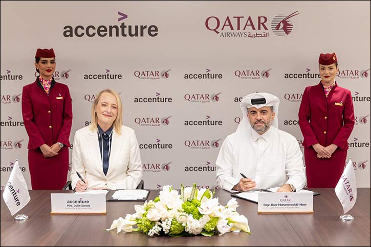 Qatar Airways and Accenture Embark on AI-Powered Partnership to Set New Benchmark in Aviation Excellence