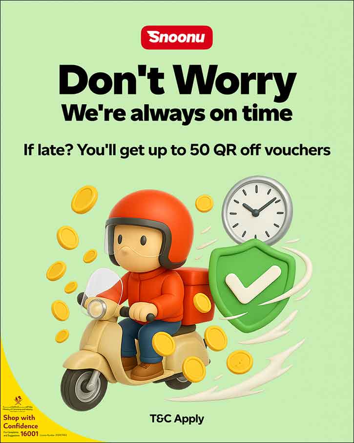 Snoonu Unveils On-Time Guarantee  Fastest Delivery, Backed by a Promise