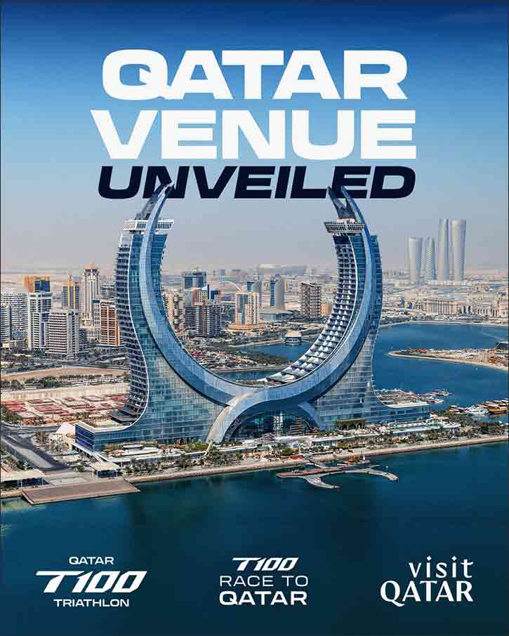 Lusail City to Host the 2025 Qatar T100 Triathlon World Championship Final Organised By Visit Qatar and Professional Triathletes Organisation