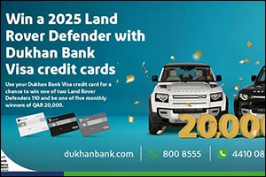 Dukhan Bank Announces Third Set of Winners in Land Rover Credit Card Spending Campaign