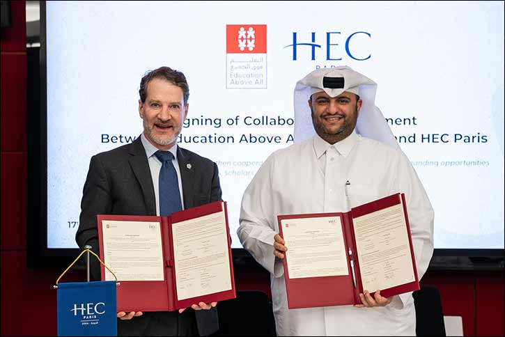 Education Above All Foundation and HEC Paris Sign Collaboration Agreement to Advance Educational Opportunities and Research