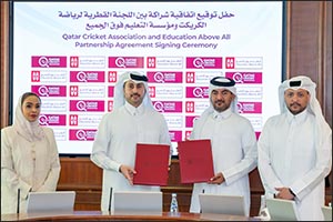 Education Above All Foundation Signs Collaboration Agreement with Qatar Cricket Association to Advance Education Through Sport