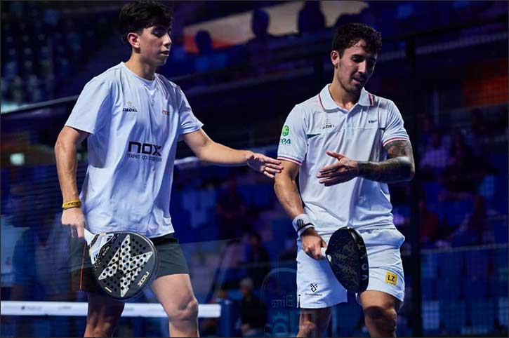 Oysho Milano Premier Padel P1, Day 1 Valenzuela and his feeling with the Allianz Cloud: the NextGen shows off