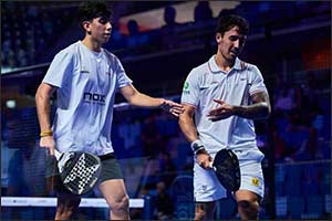 Oysho Milano Premier Padel P1, Day 1 Valenzuela and his feeling with the Allianz Cloud: the NextGen shows off