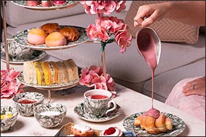 The ned doha unveils the pink afternoon tea