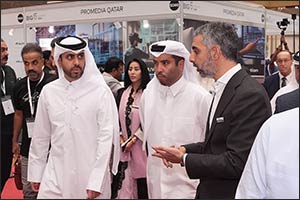 His Excellency Mohammed bin Hassan Al Malki, Undersecretary of the Ministry of Commerce and Industry opens Big 5 Construct Qatar and INDEX Design Qatar in Doha