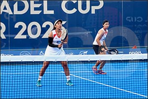 FIP Asia Padel Cup, Day2 Indonesia wins again in the women's draw. The third tie of Phase 2 is set for Sunday