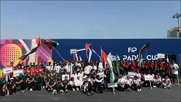 FIP Asia Padel Cup, Final 8 officially opens in Doha Carraro to the Players: 'Be proud to be here, this is your victory'