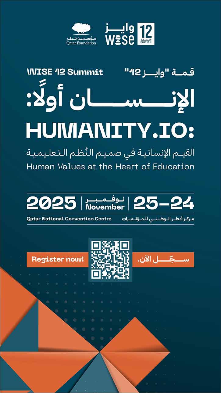 Qatar Foundation's WISE 12 to Reimagine Education Through Human Values and Technology