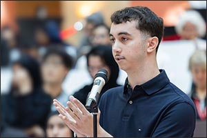 His Excellency the Minister of State for Energy Affairs discusses sustainability, AI, and national capacity building with Carnegie Mellon students