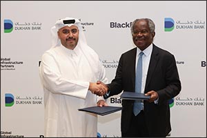 Dukhan Bank signs an exclusive agreement with Global Infrastructure Partners (GIP), a part of BlackR ...