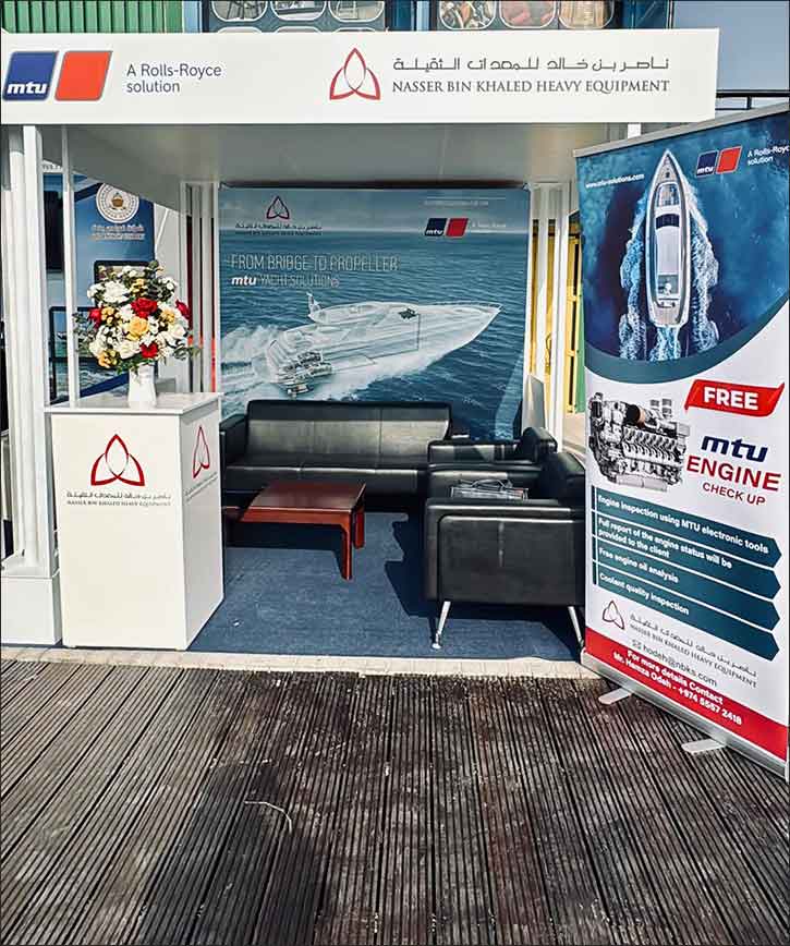 Nasser Bin Khaled Heavy Equipment Concludes Successful Participation at Qatar Boat Show 2025